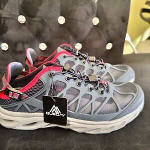 Kids Sneakers - Gray and Pink